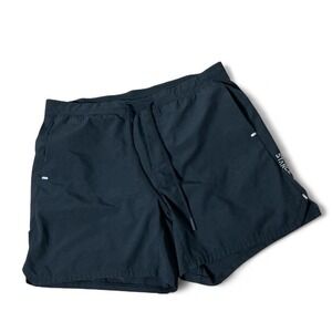 Stance FreshTek Mens Black Athletic Training Shorts with Liner Size Large